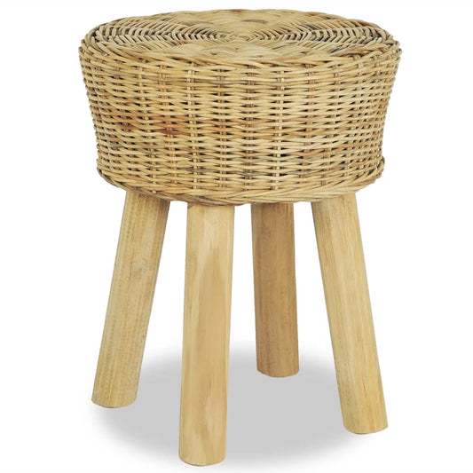 Bar stool, natural rattan