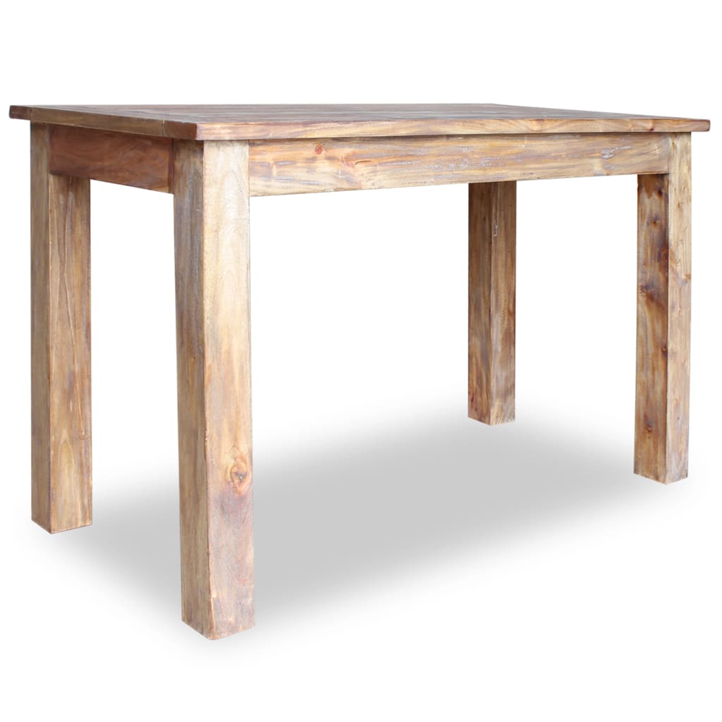 Kitchen table, 120x60x77 cm, solid mahogany wood