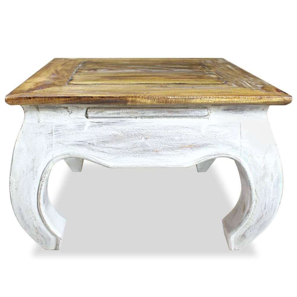 Side table, 50x50x35 cm, solid mahogany wood