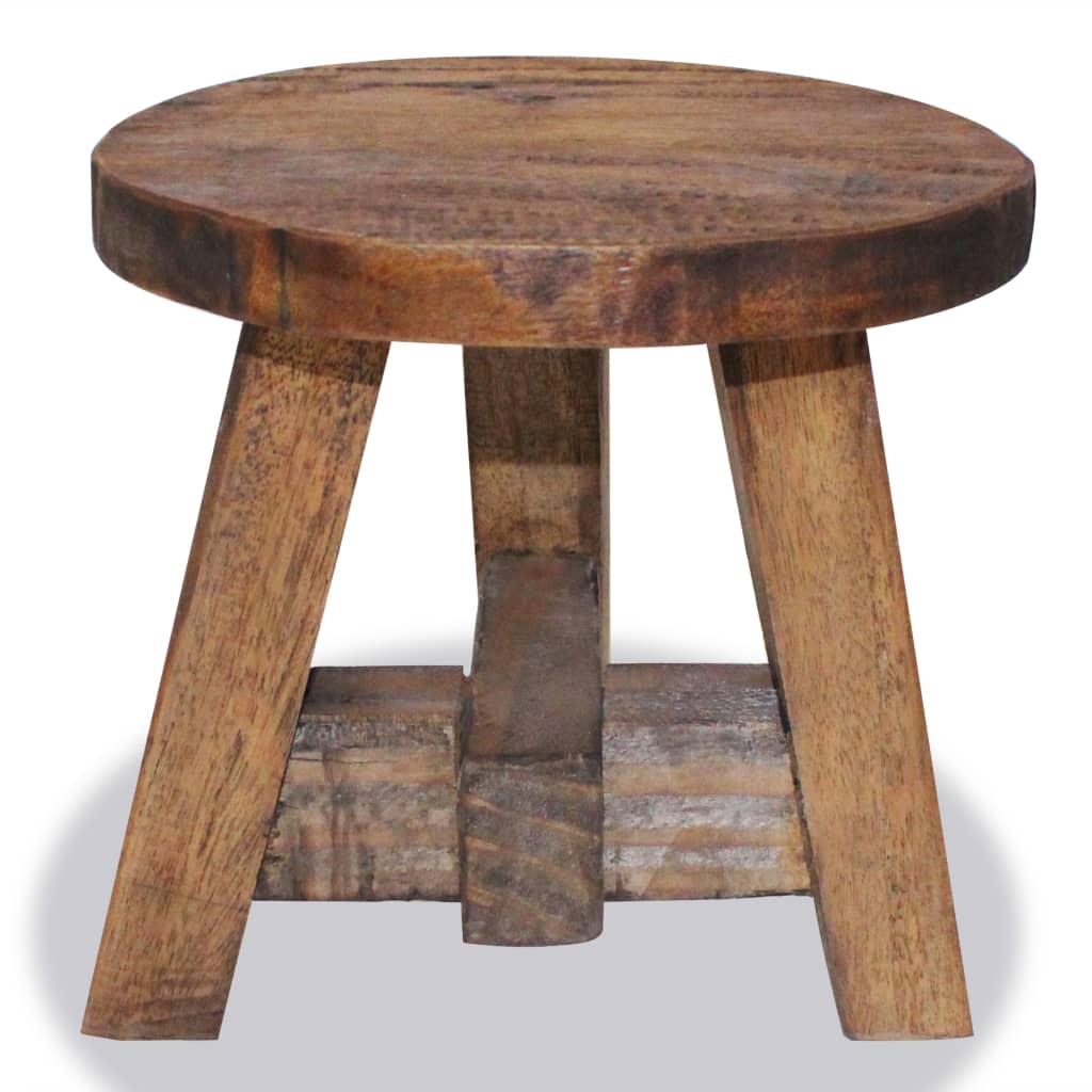 Stool, solid mahogany wood