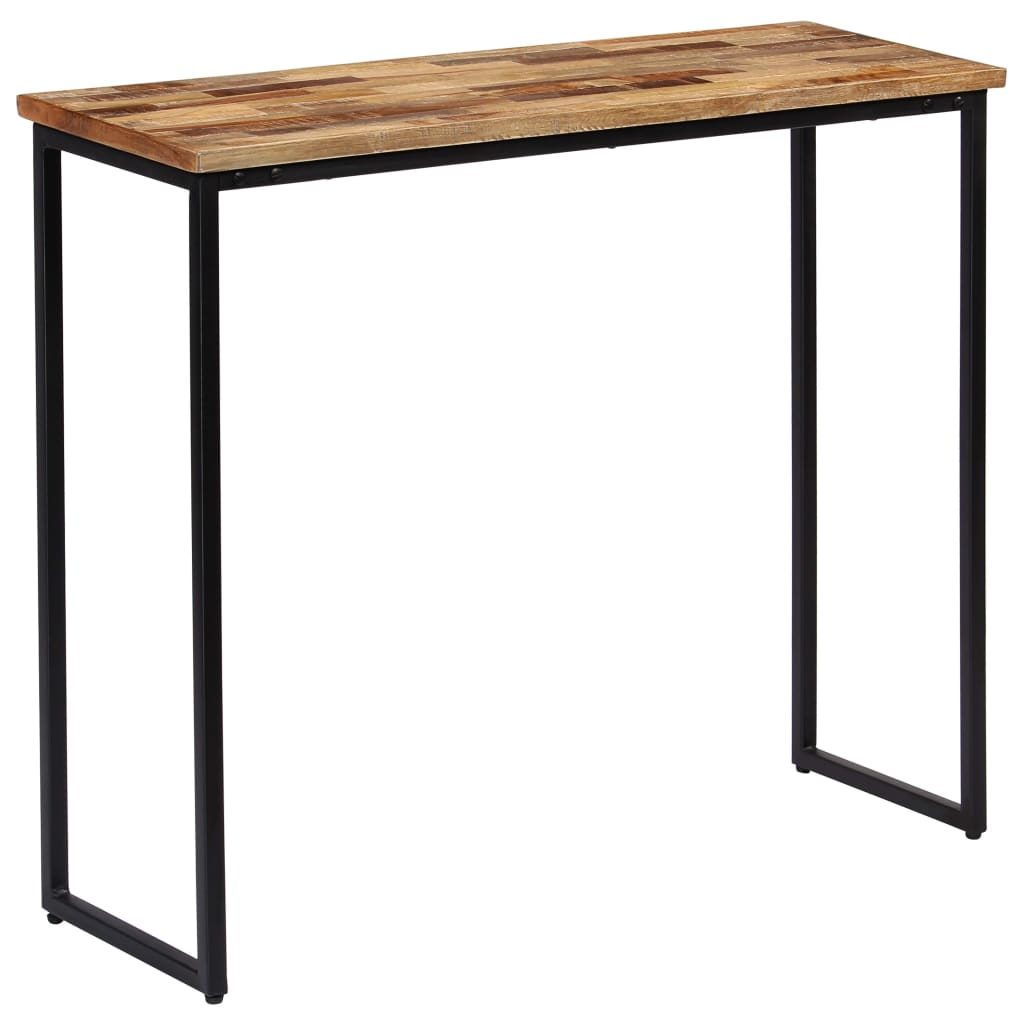 Console table, solid recycled teak wood, 90 x 30 x 76 cm