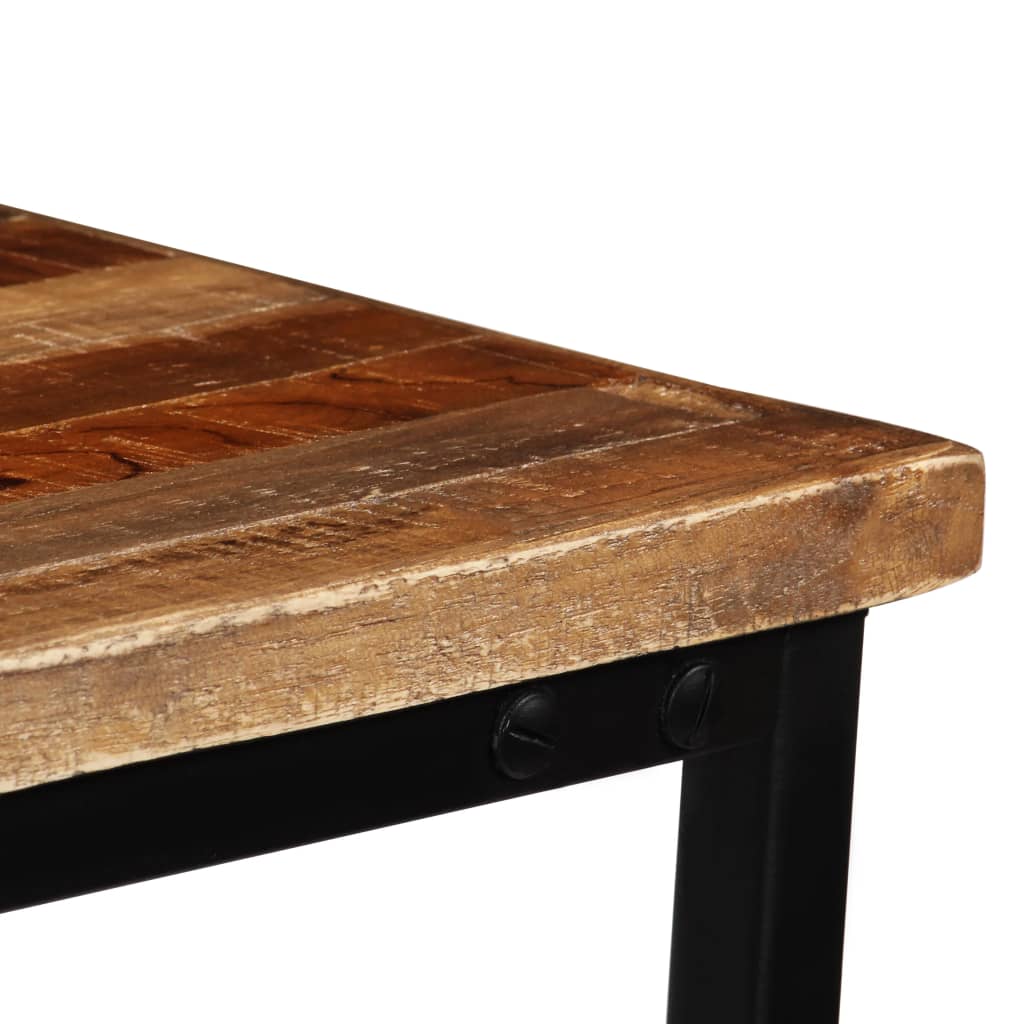 Console table, solid recycled teak wood, 90 x 30 x 76 cm