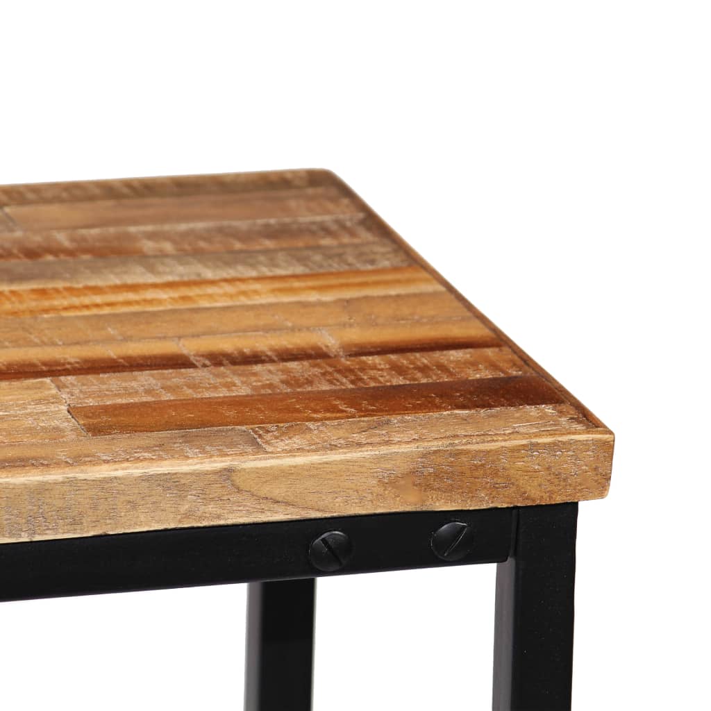 Console table, solid recycled teak wood, 90 x 30 x 76 cm