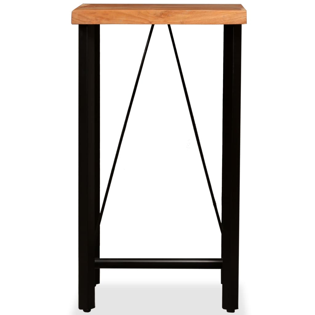 Bar table, solid acacia wood, 60 x 60 x 107 cm