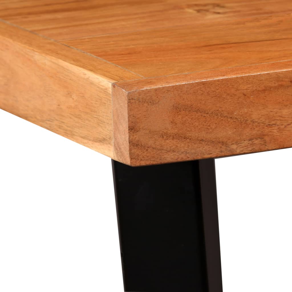 Bar table, solid acacia wood, 60 x 60 x 107 cm