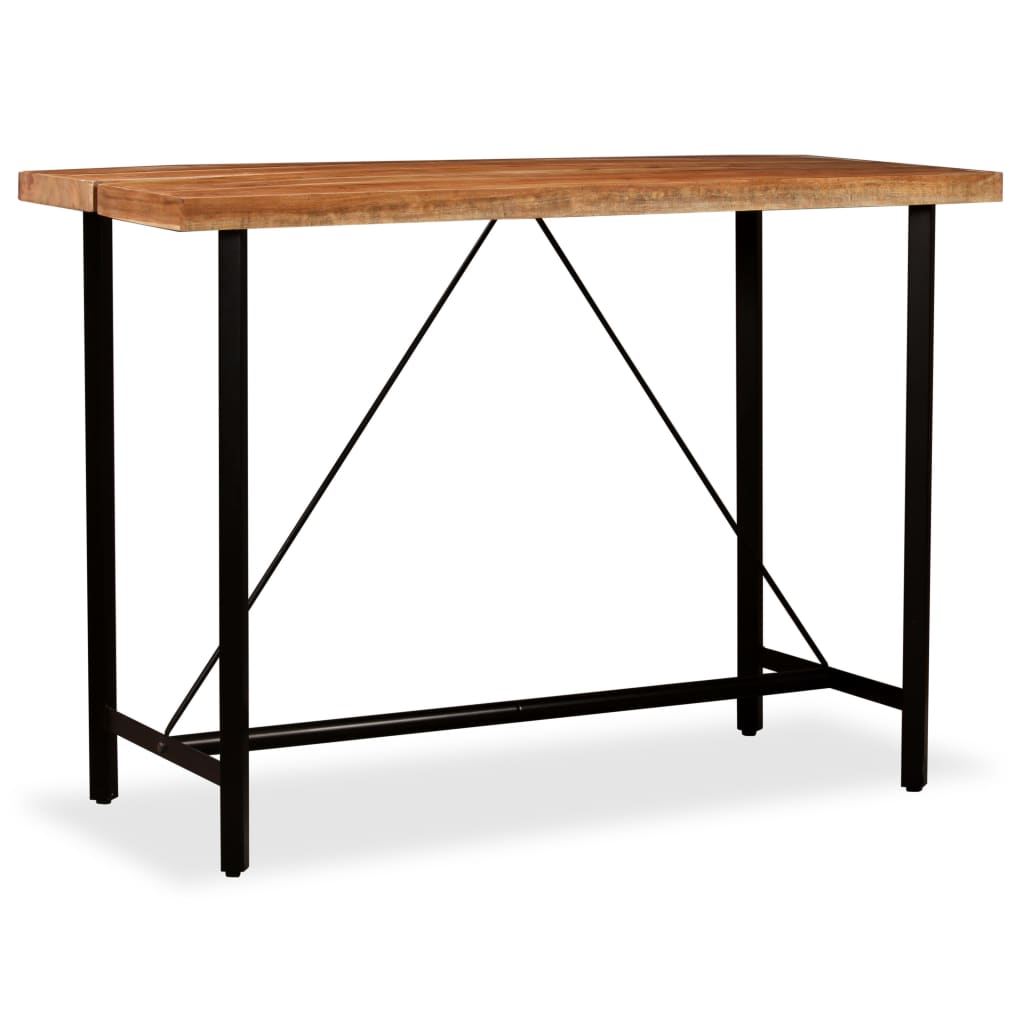 Bar table, solid acacia wood, 150 x 70 x 107 cm