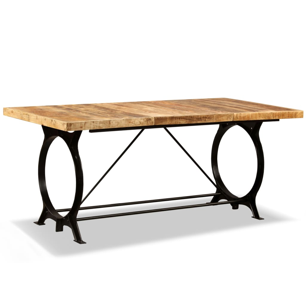 Dining table Solid mango wood unfinished 180 cm