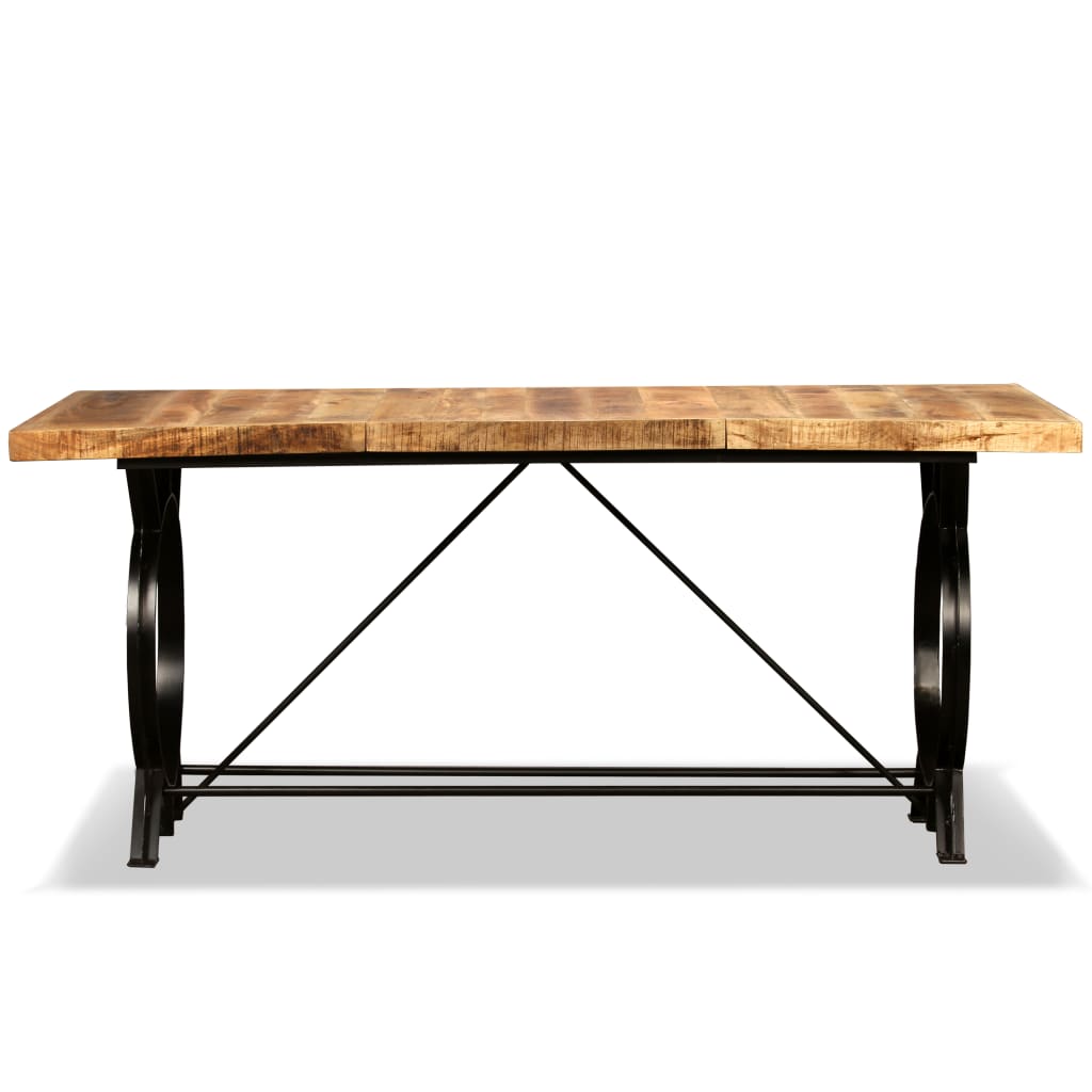 Dining table Solid mango wood unfinished 180 cm