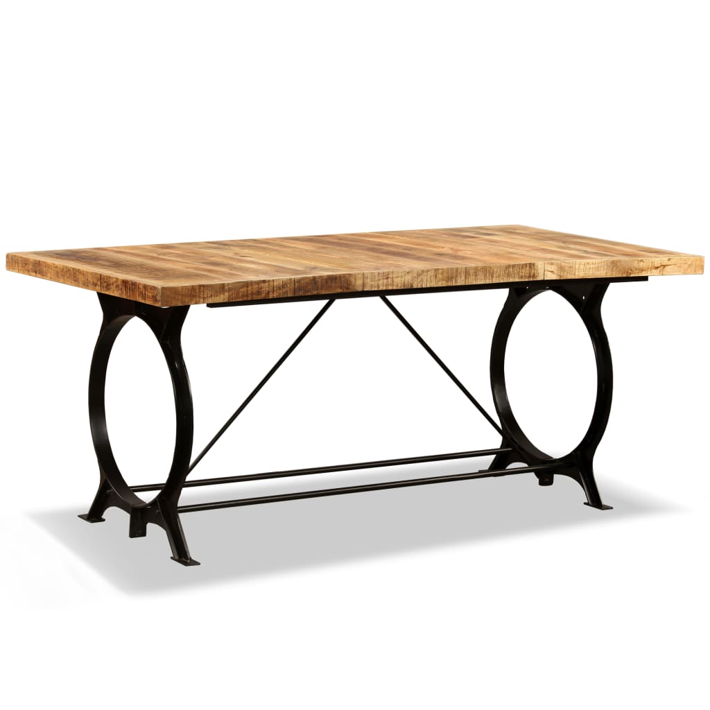 Dining table Solid mango wood unfinished 180 cm