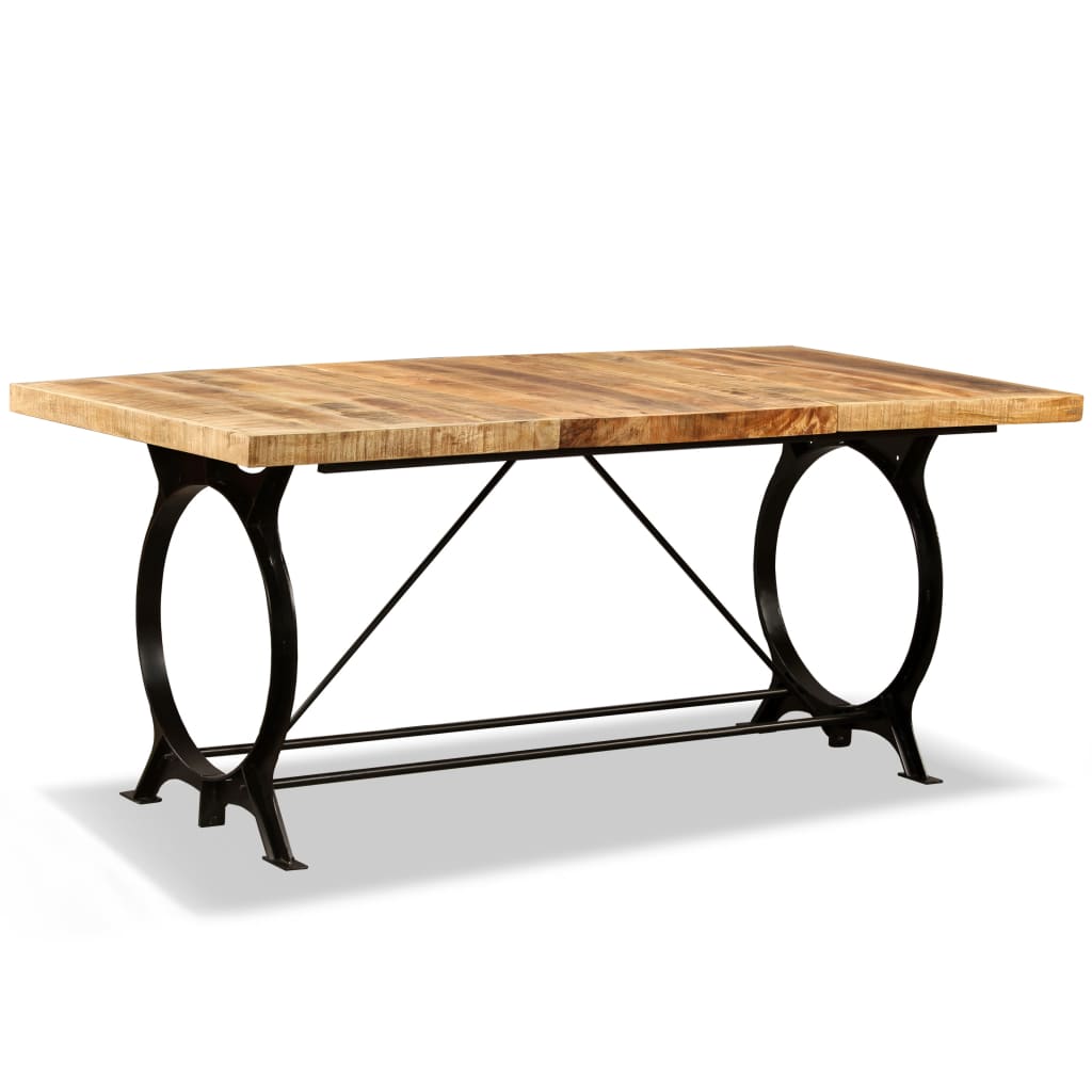 Dining table Solid mango wood unfinished 180 cm