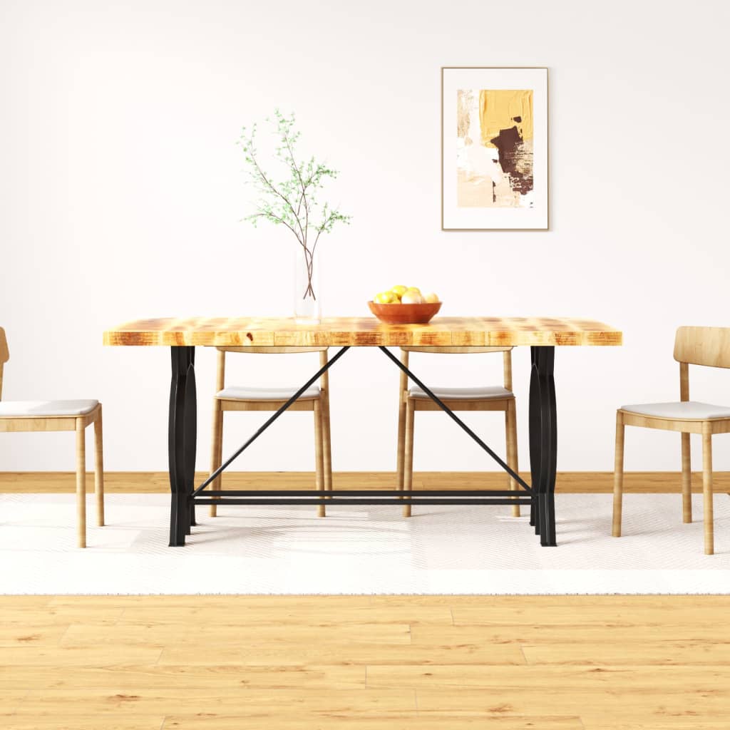 Dining table Solid mango wood unfinished 180 cm