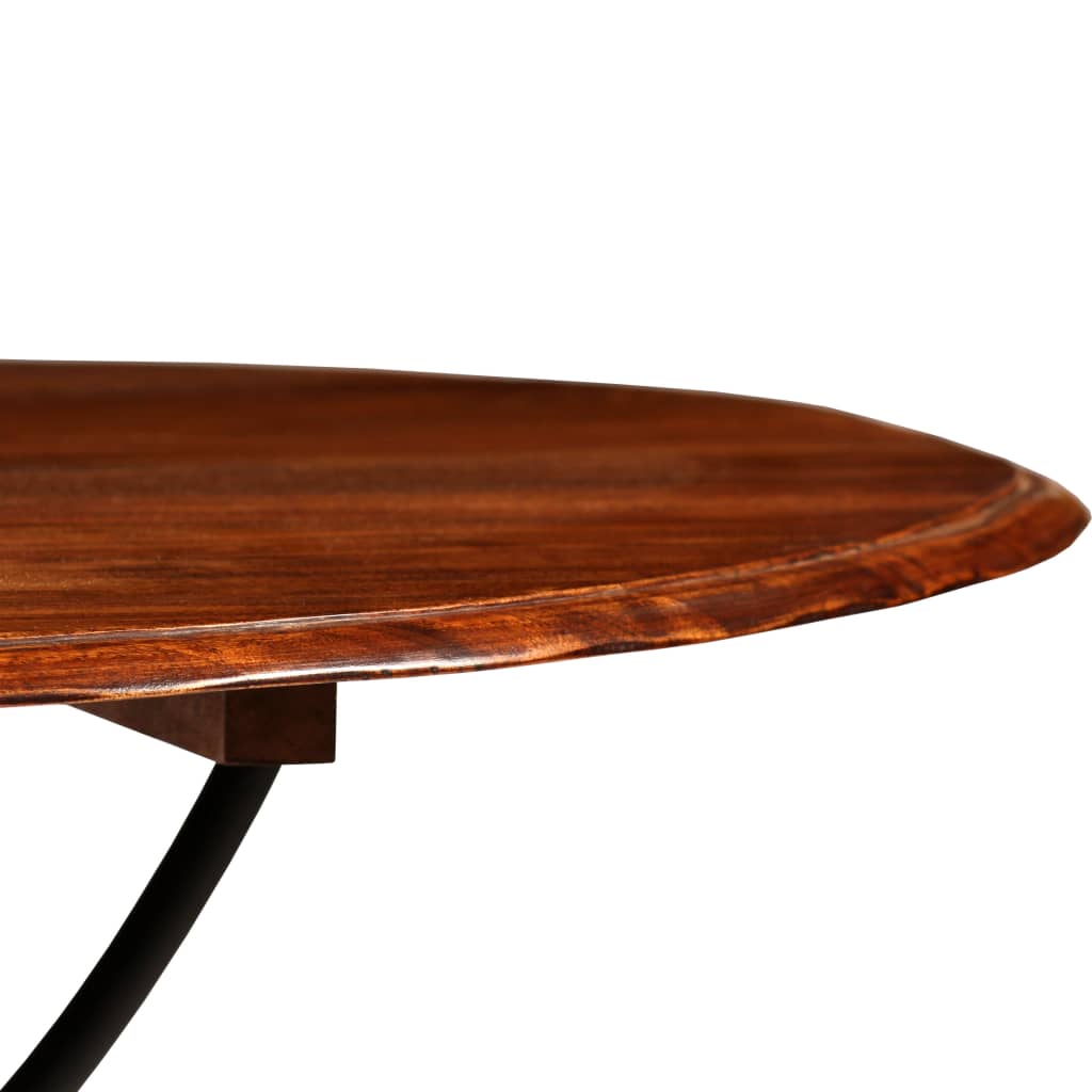 Kitchen table, solid acacia wood with honey finish 120x76cm