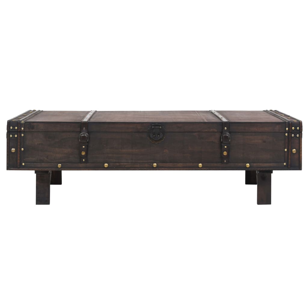 Plywood coffee table, vintage style, 120 x 55 x 35 cm