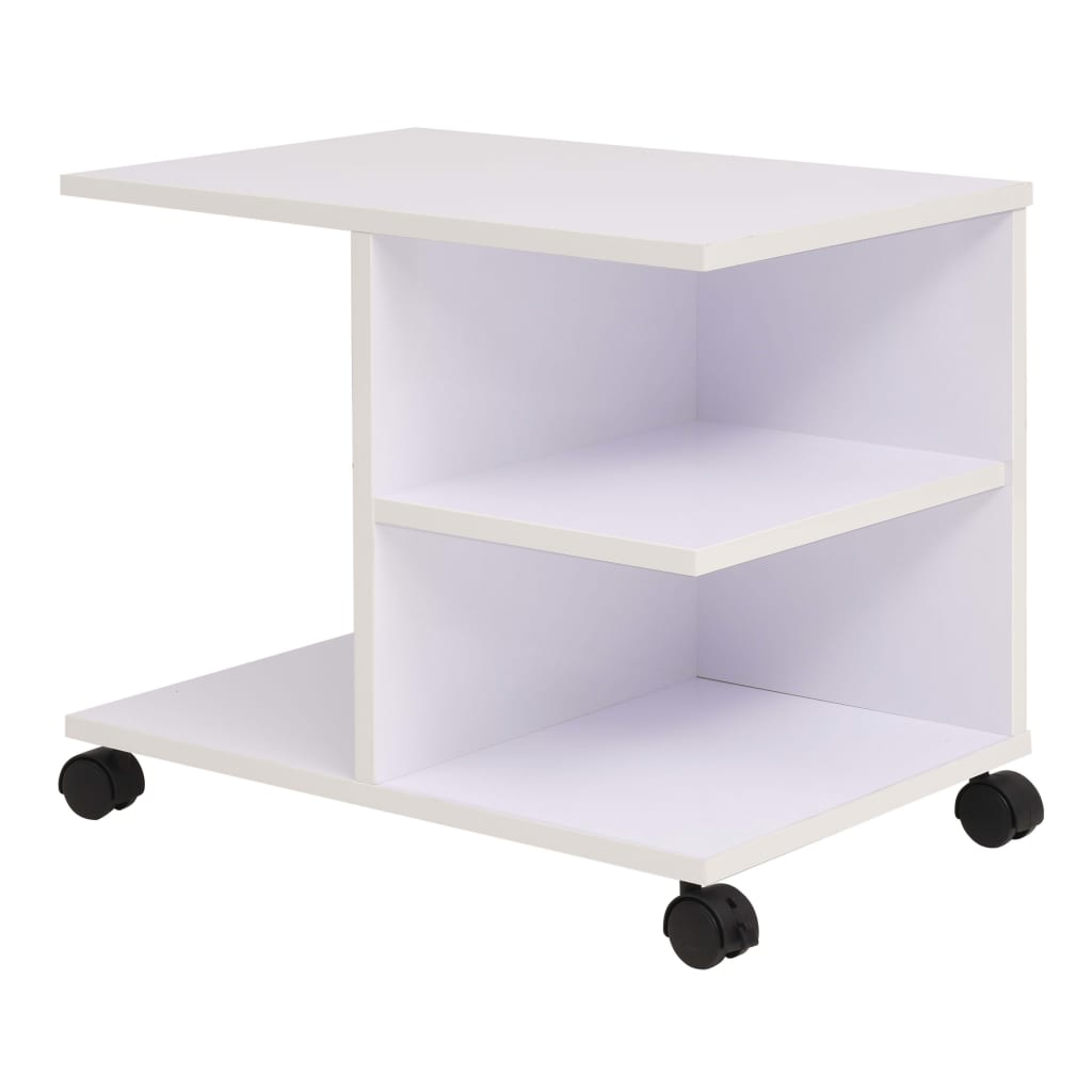 Rolling shelf, 50 x 35 x 42 cm, white