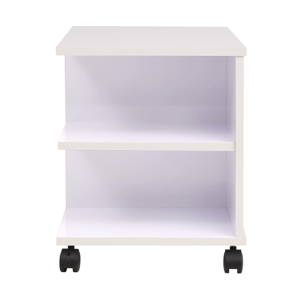 Rolling shelf, 50 x 35 x 42 cm, white