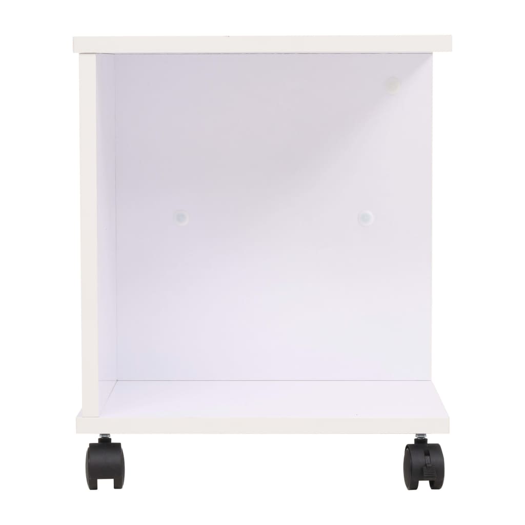 Rolling shelf, 50 x 35 x 42 cm, white