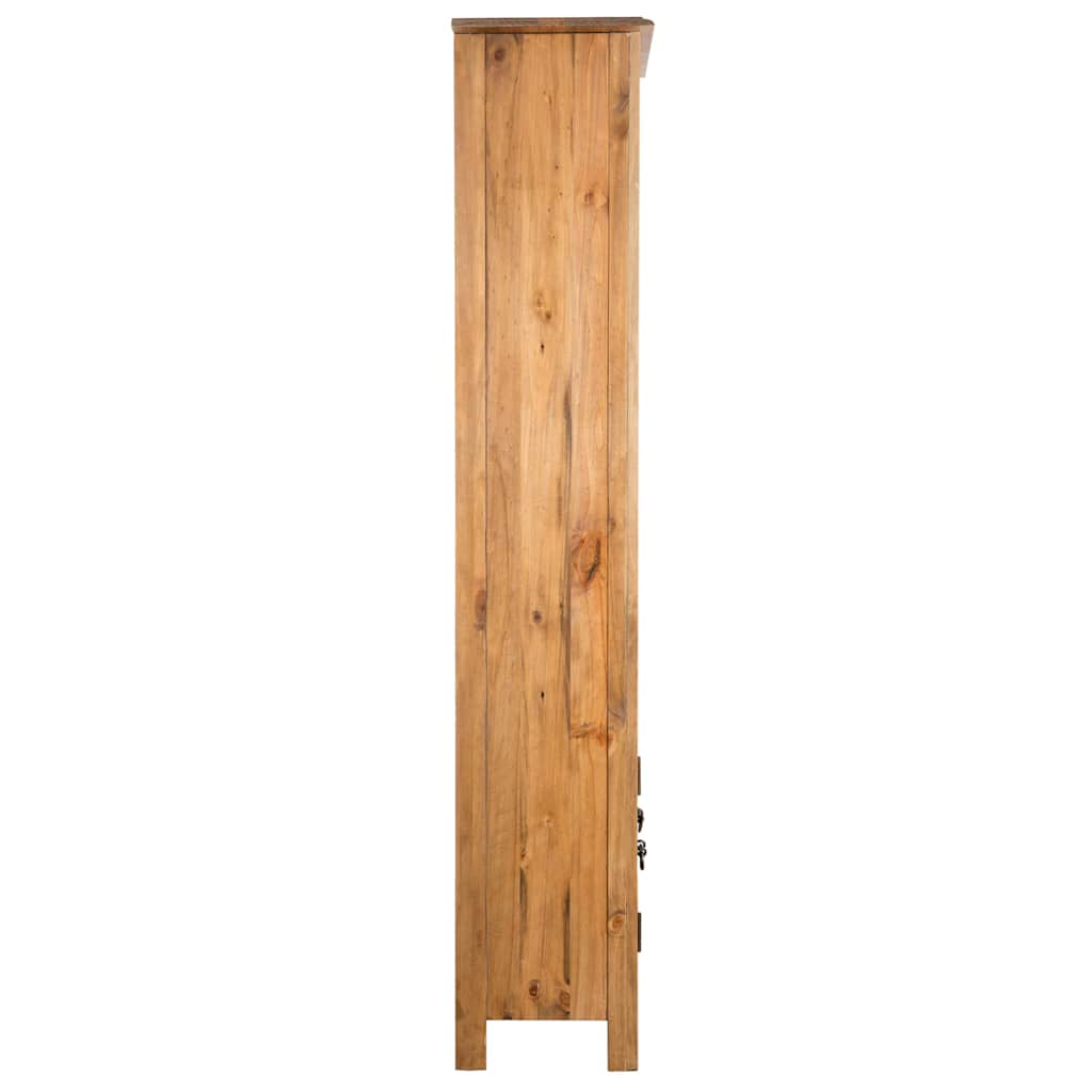 Bathroom cabinet, 48x32x170 cm, solid pine wood