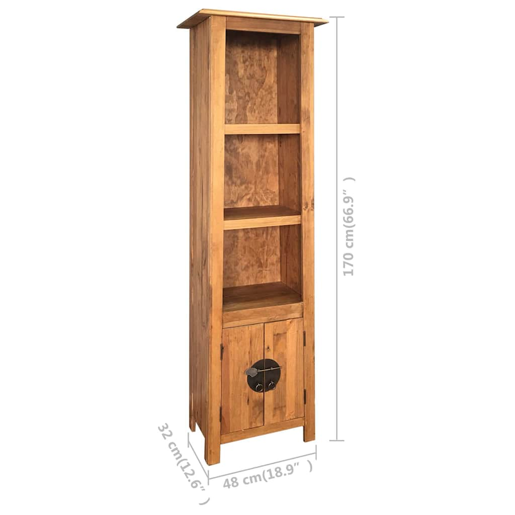 Bathroom cabinet, 48x32x170 cm, solid pine wood