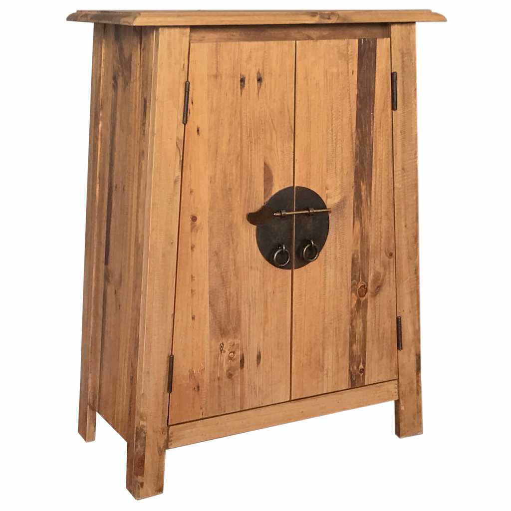 Bathroom side cabinet, 59x32x80 cm, solid pine wood