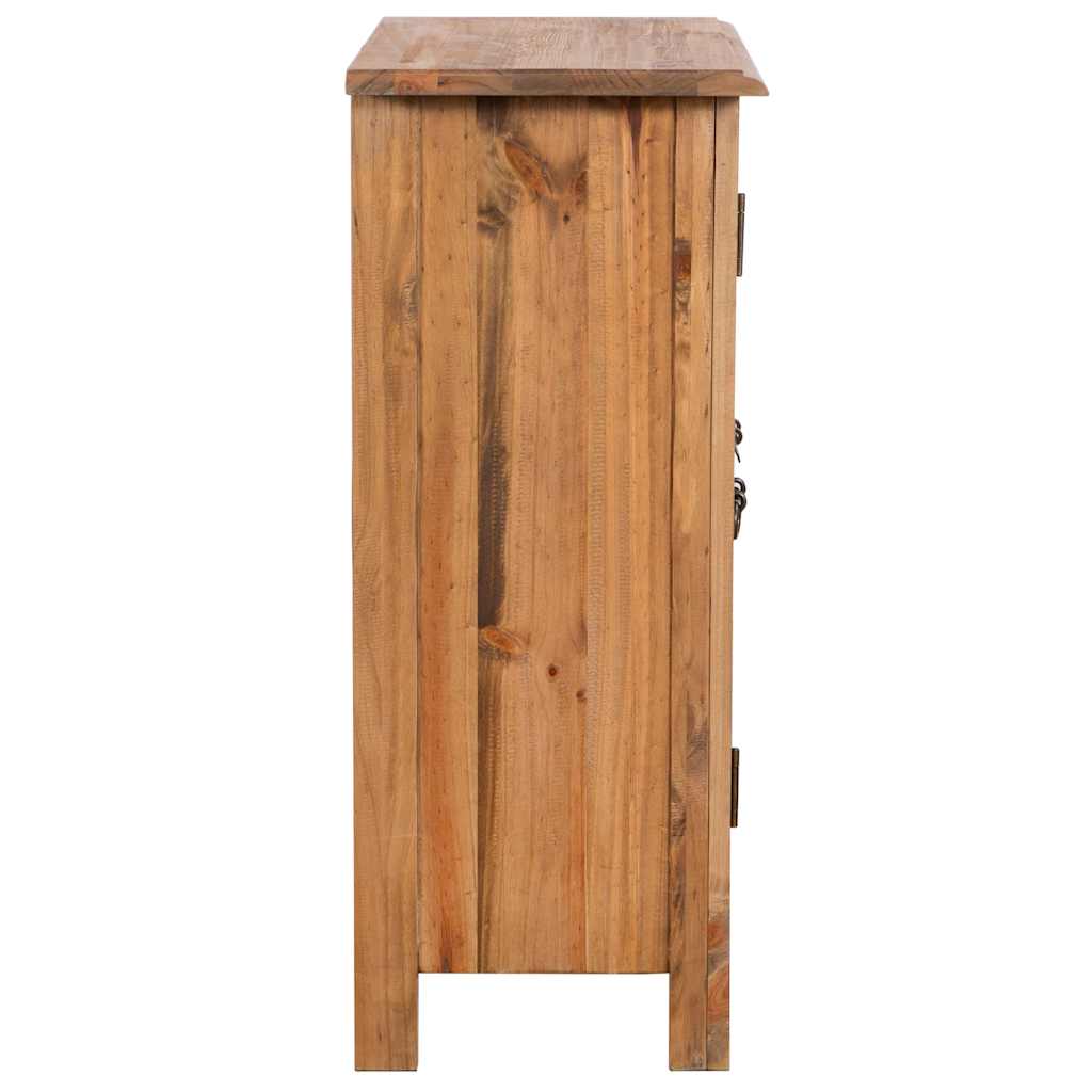 Bathroom side cabinet, 59x32x80 cm, solid pine wood