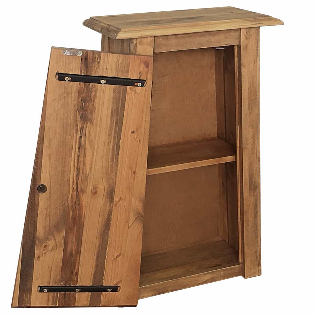 Bathroom wall cabinet, 42x23x70 cm, solid pine wood