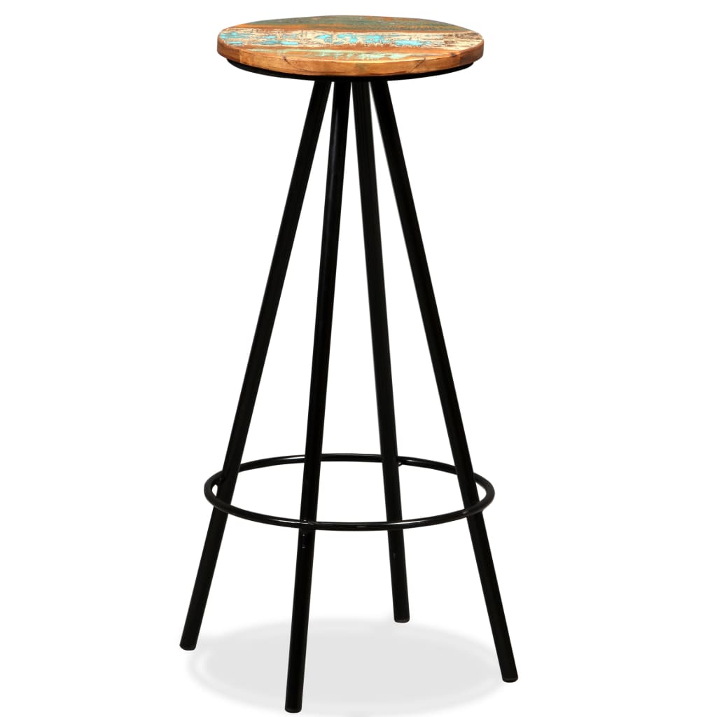 Set mobilier de bar, 3 piese, lemn masiv reciclat