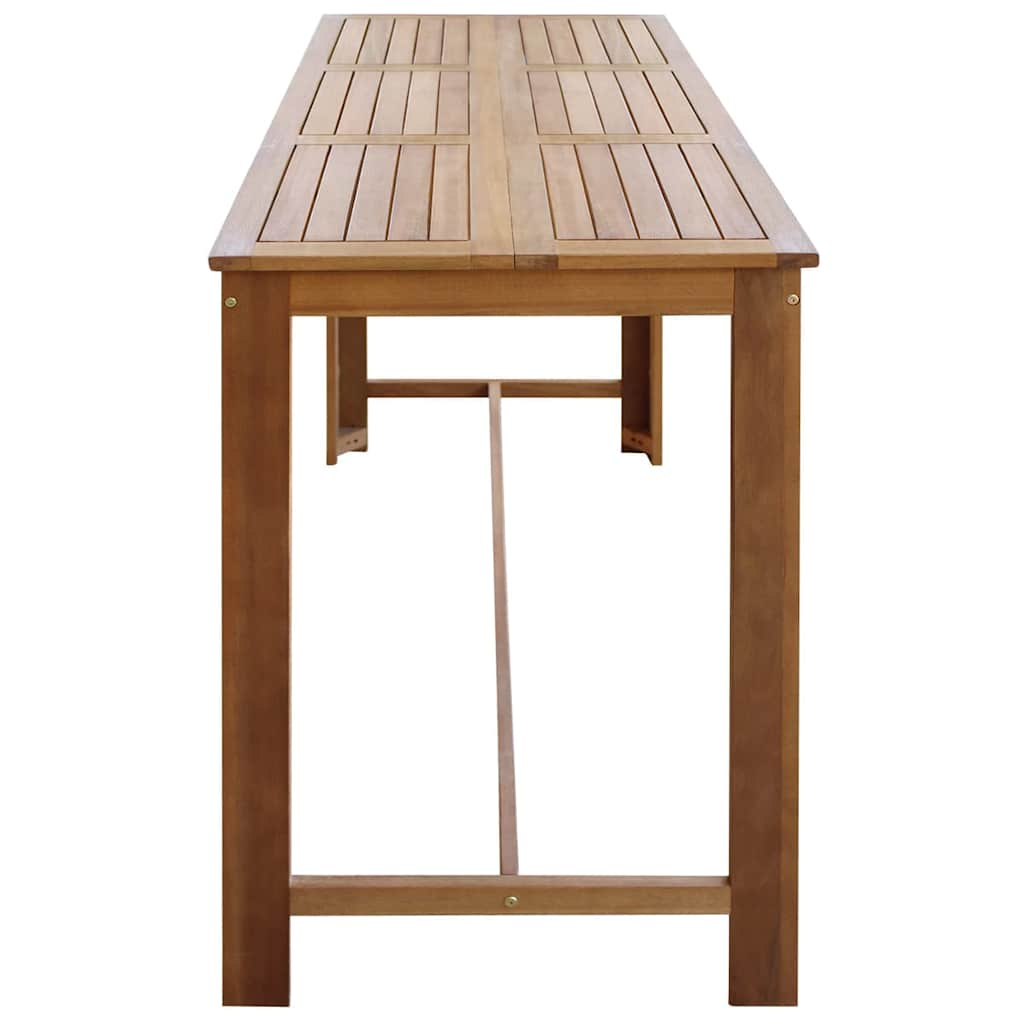 Bar table, solid acacia wood, 150 x 70 x 105 cm