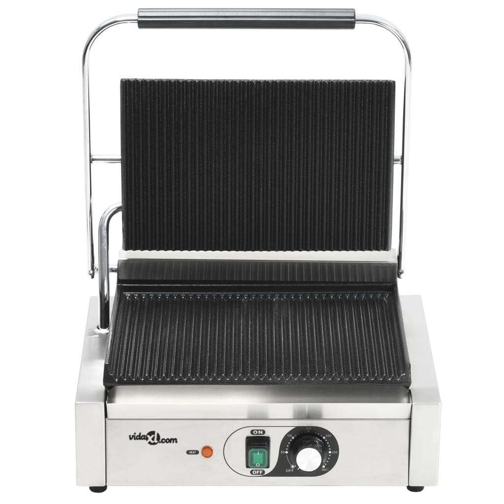 Panini Grill with ribs, 43x30.5x20 cm, 2200 W