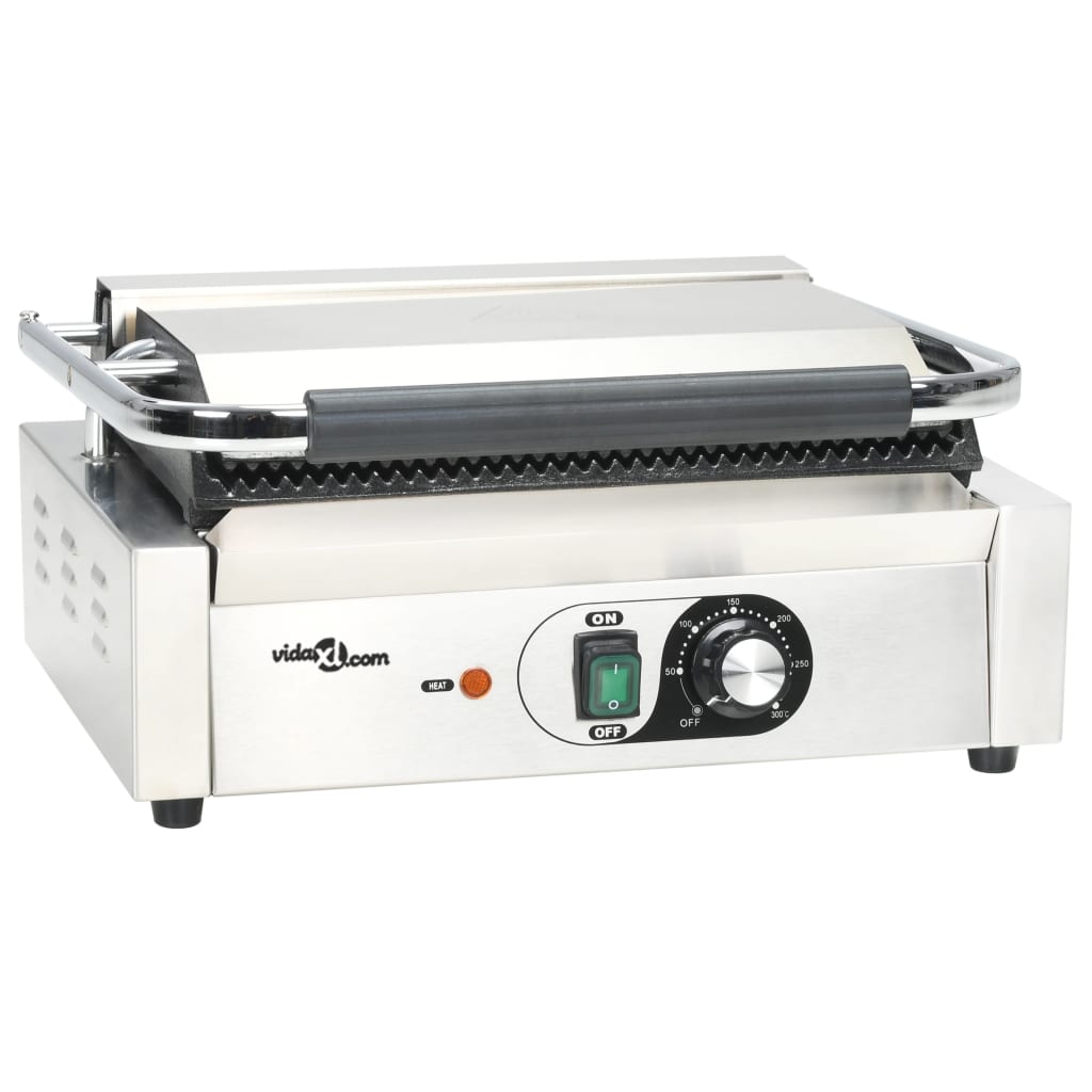 Grill Panini cu striații, 43x30,5x20 cm, 2200 W