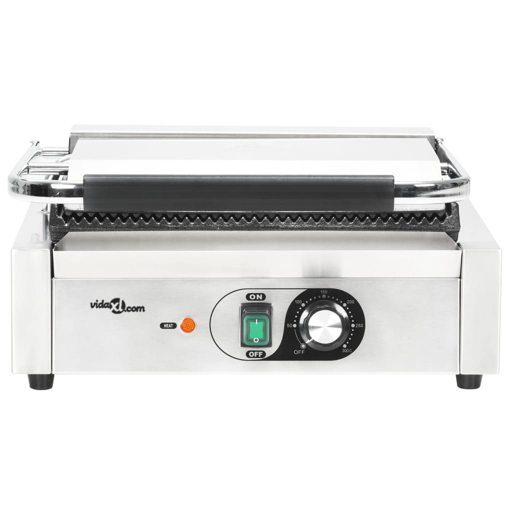 Panini Grill with ribs, 43x30.5x20 cm, 2200 W