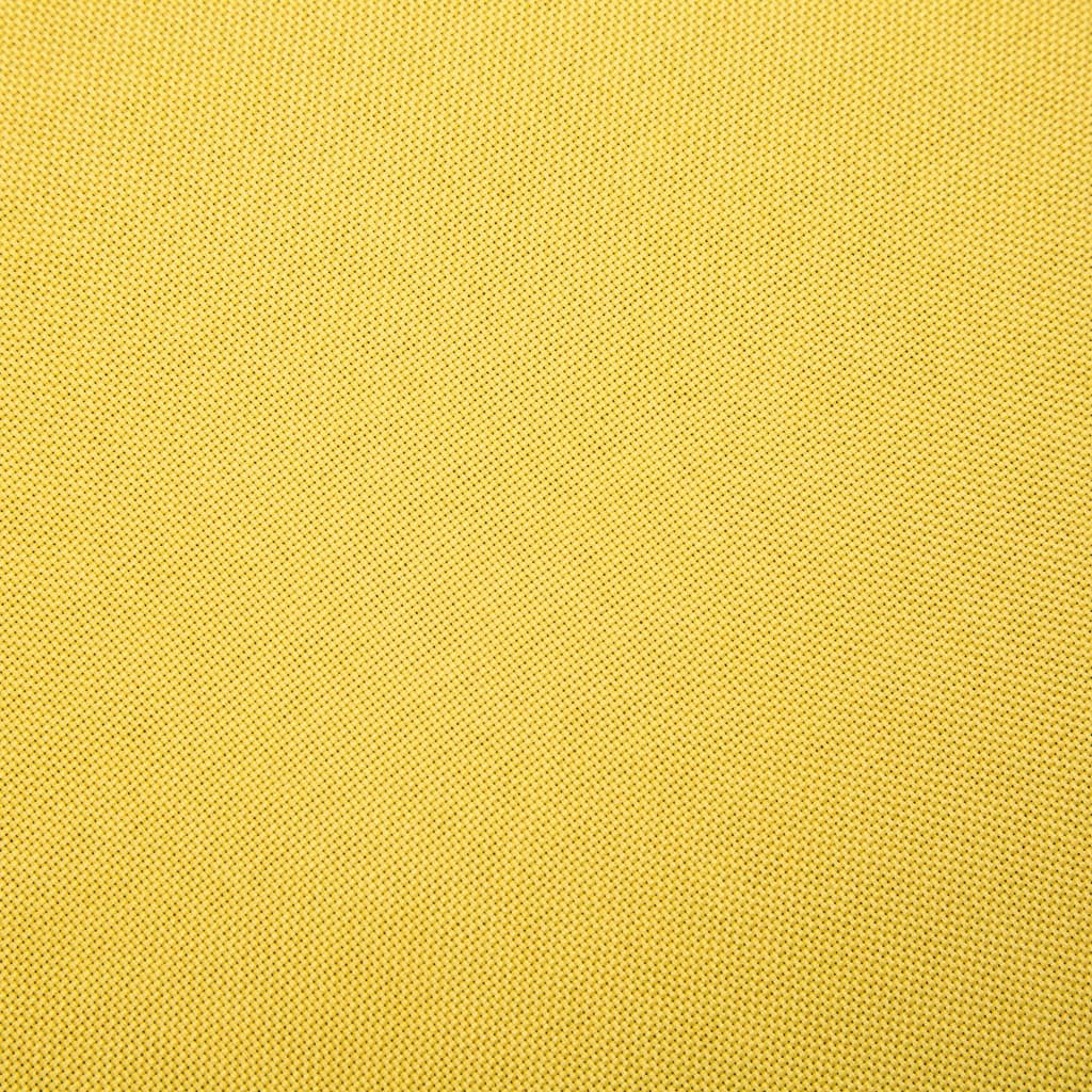 2-seater sofa, yellow, fabric