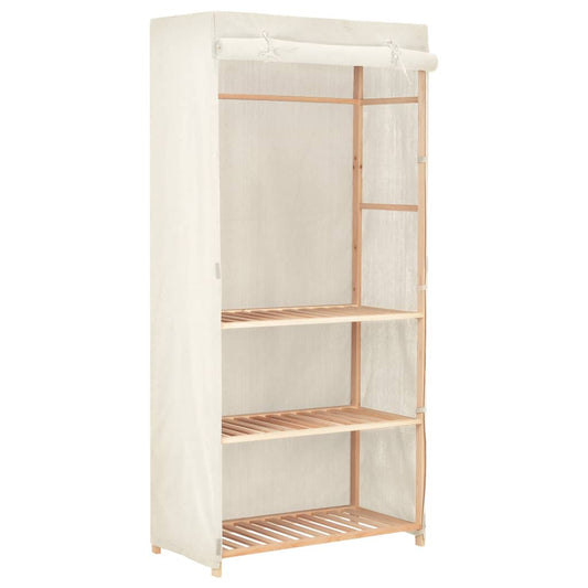 Wardrobe with 3 shelves, 79 x 40 x 170 cm