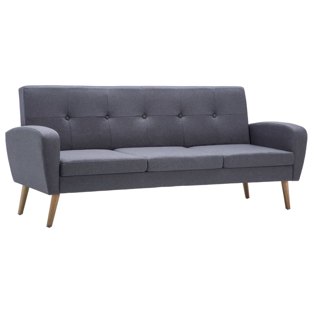 3-seater sofa, fabric, light gray