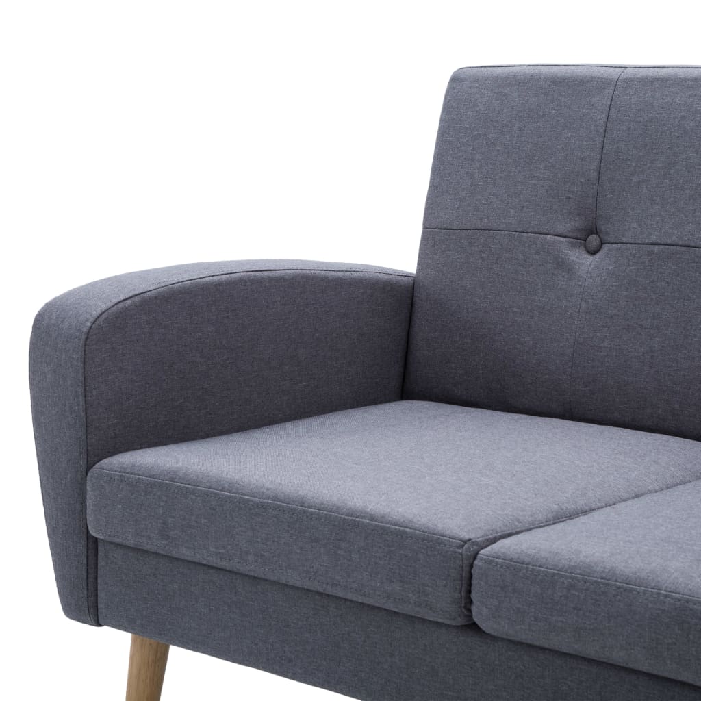 3-seater sofa, fabric, light gray