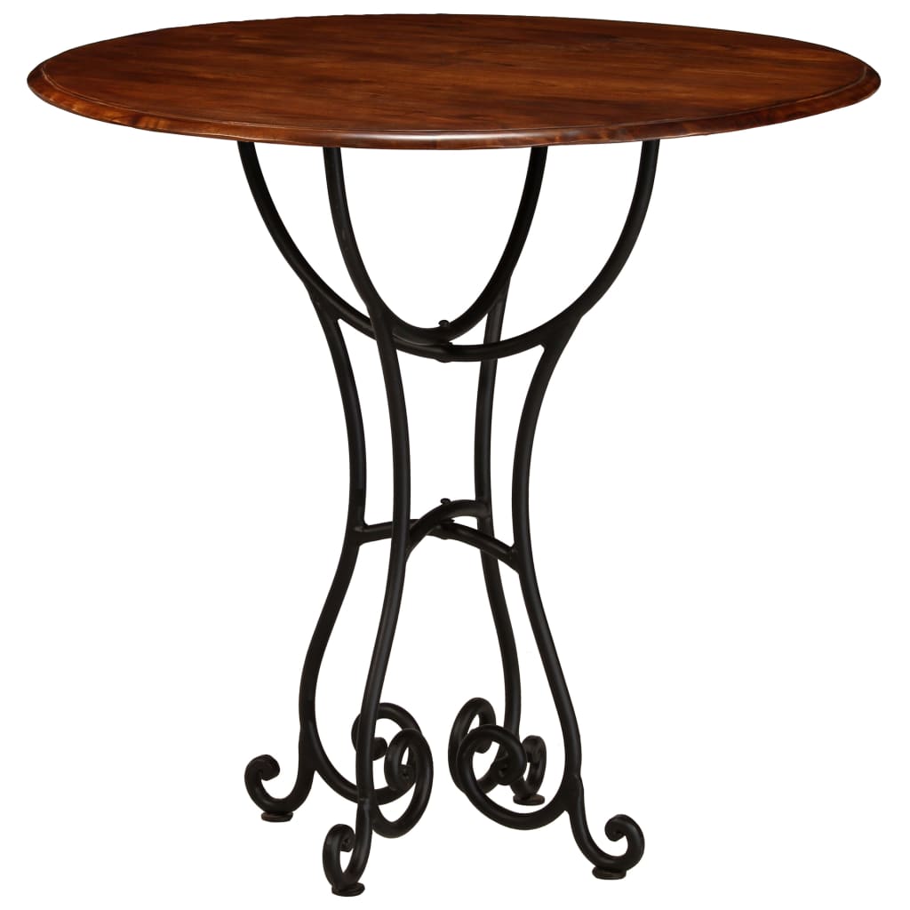 Bistro set, 3 pieces, solid acacia wood