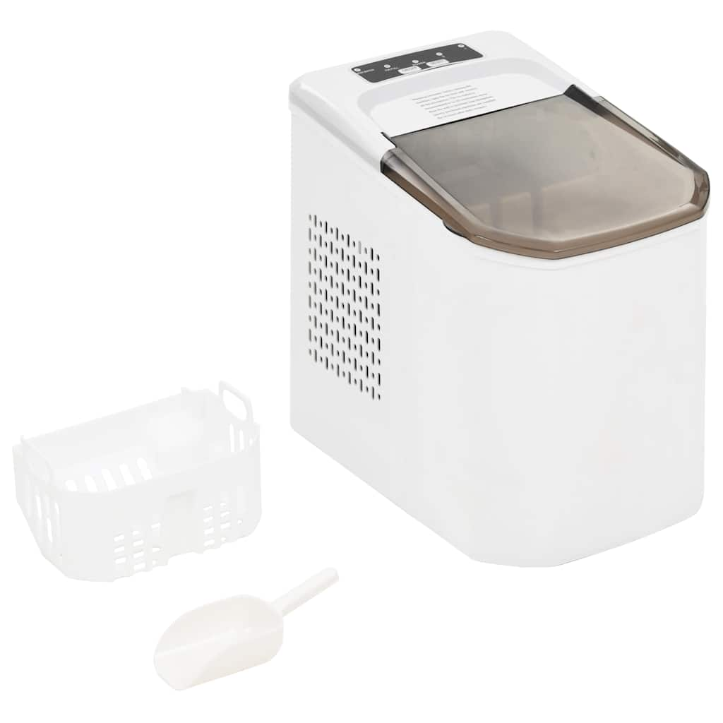 Ice cube maker, white, 1.4 L, 15 kg / 24 h