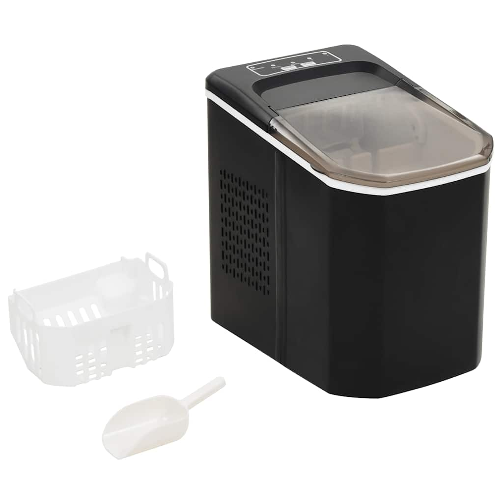 Ice cube maker, black 1.4 L, 15 kg / 24 h