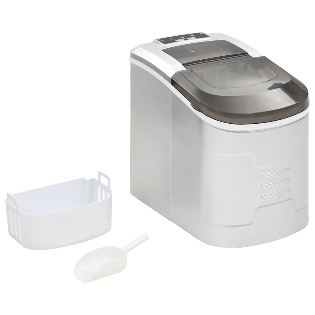 Ice cube maker, silver 2.4 L, 15 kg / 24 h