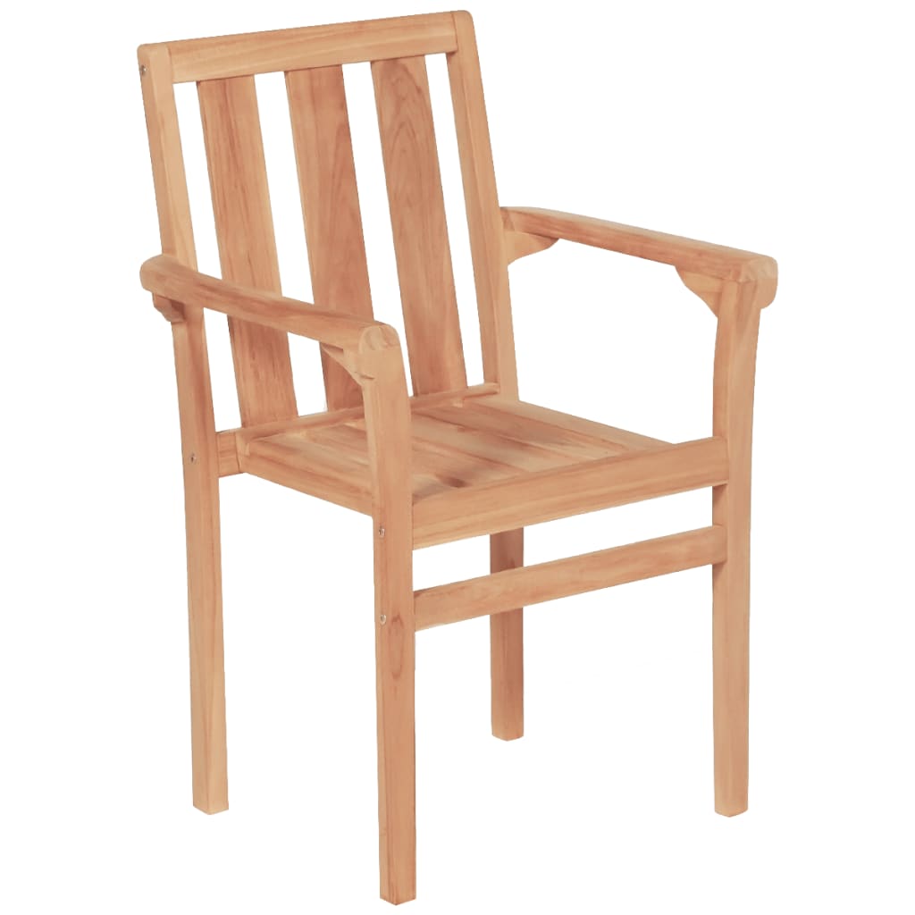 Bistro furniture set, 3 pieces, solid teak wood