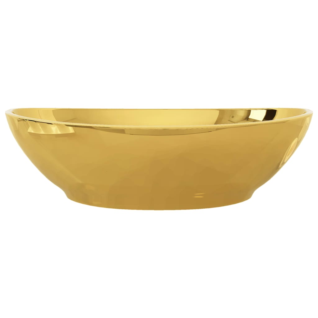 Sink, gold, 40x33x13.5 cm, ceramic