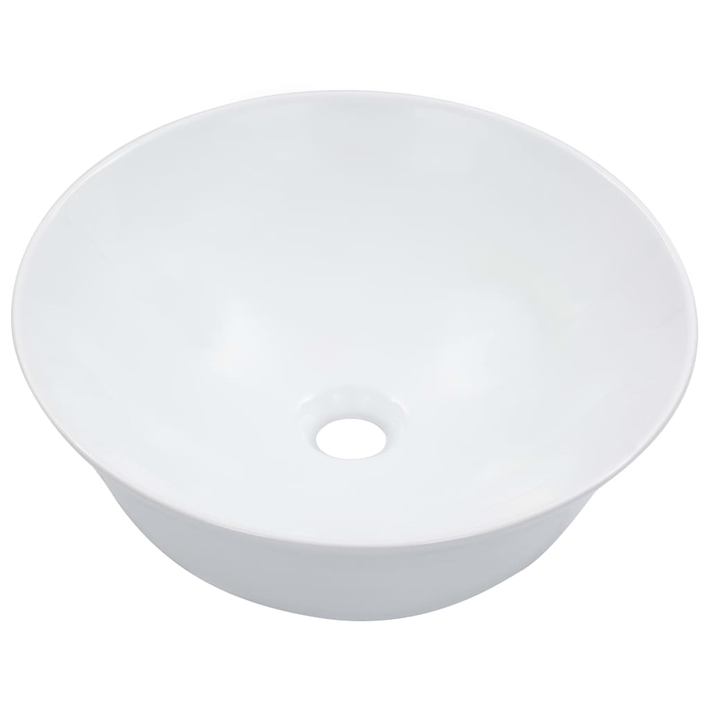 Bathroom sink, white, 41x12.5 cm, ceramic