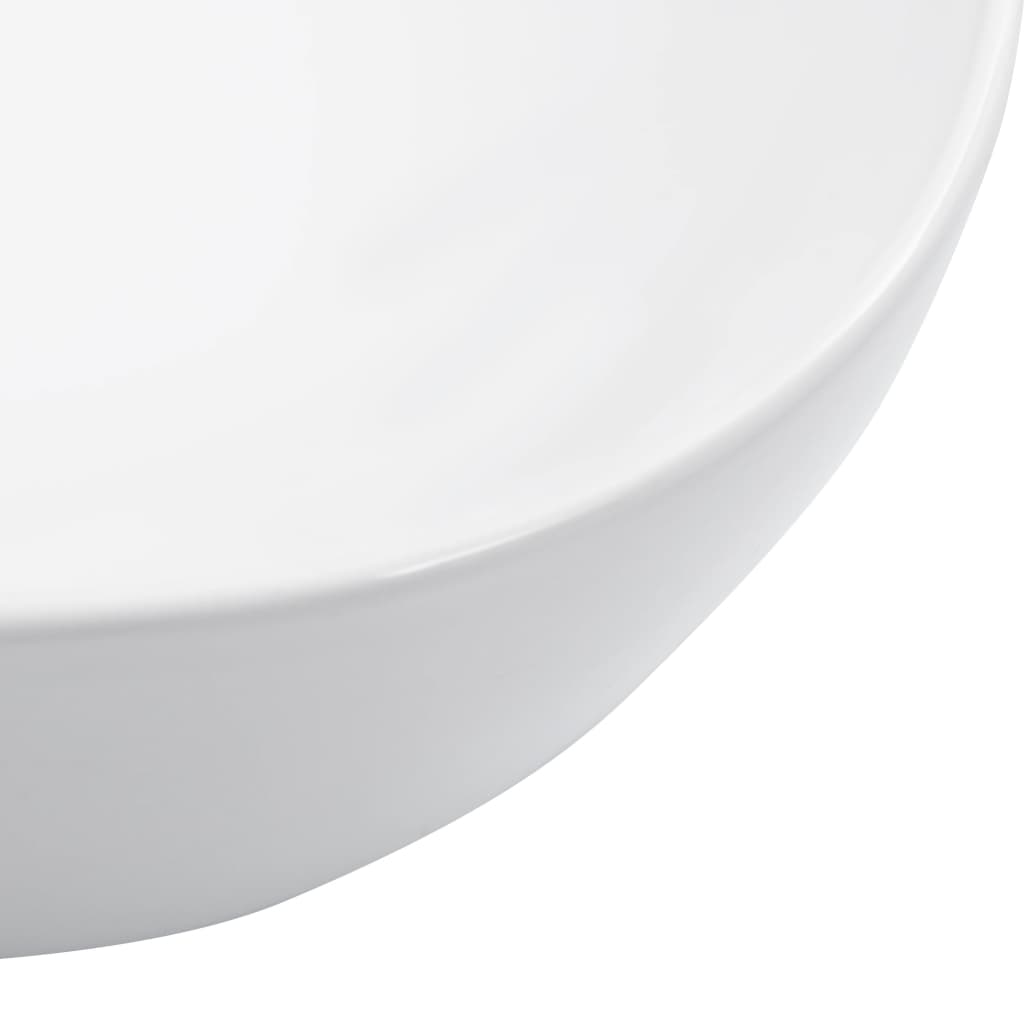 Bathroom sink, white, 45.5 x 32 x 13 cm, ceramic