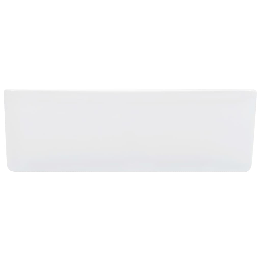 Bathroom sink, white, 40 x 30 x 13 cm, ceramic