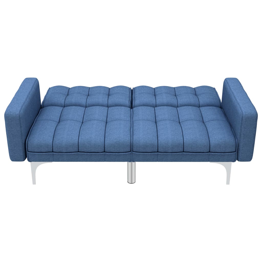 Sofa bed, blue, textile