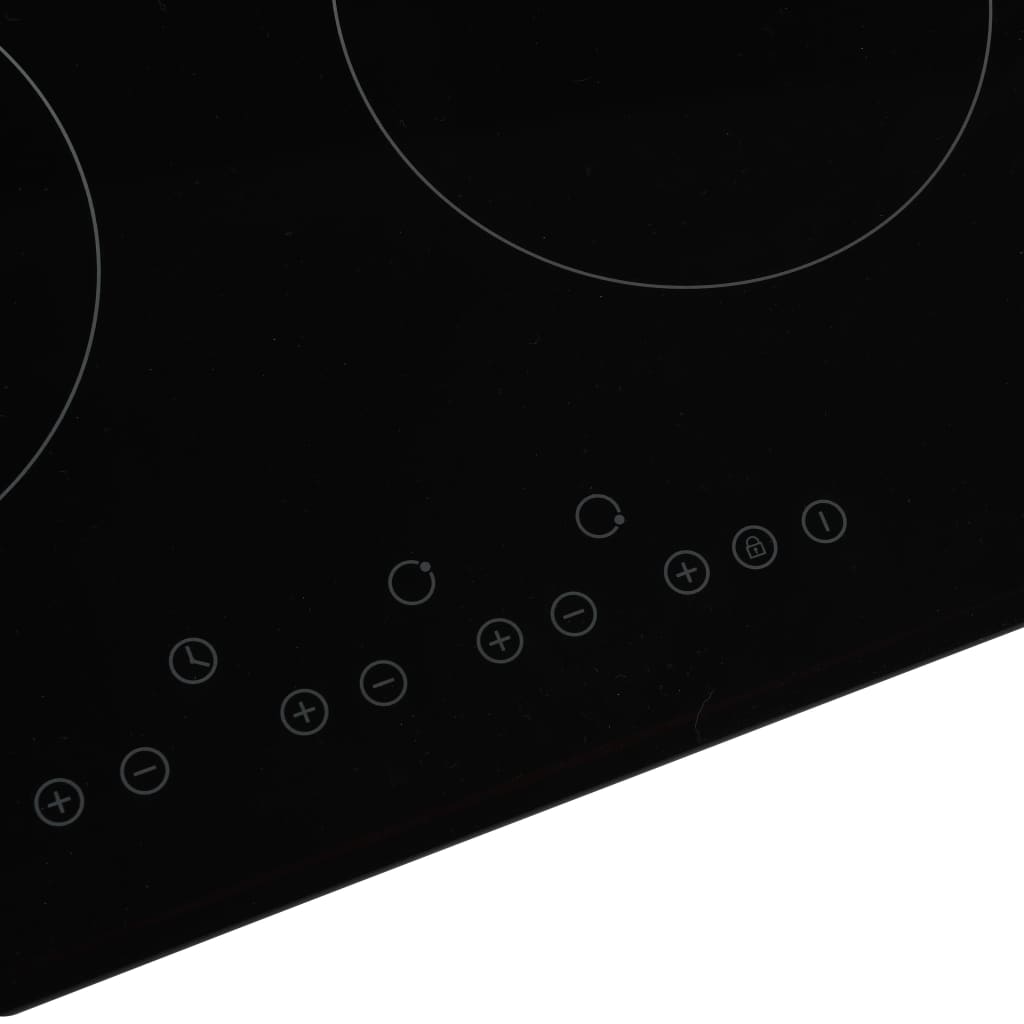 4-burner ceramic hob, touch control, 6600 W