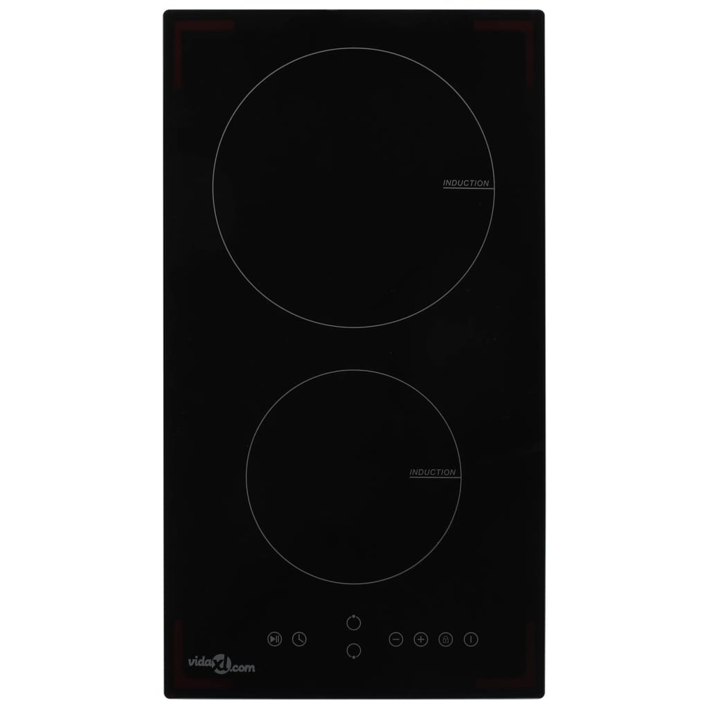 2-burner induction hob, touch control, glass 3500 W