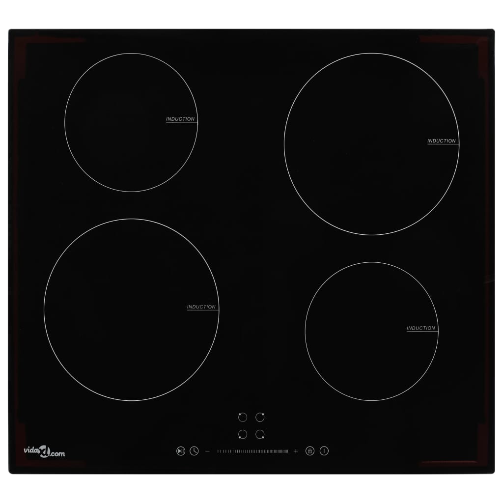 4-burner induction hob, touch control, glass 7000 W