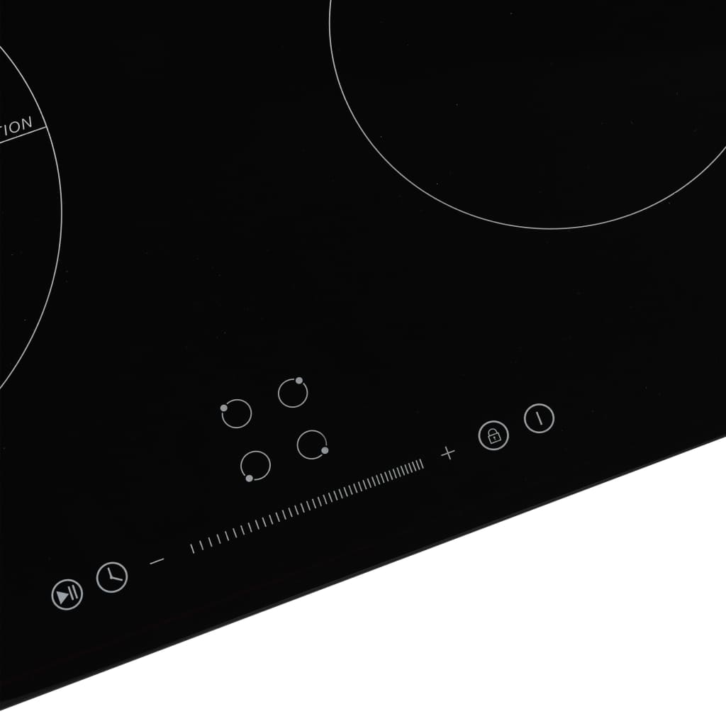 4-burner induction hob, touch control, glass 7000 W