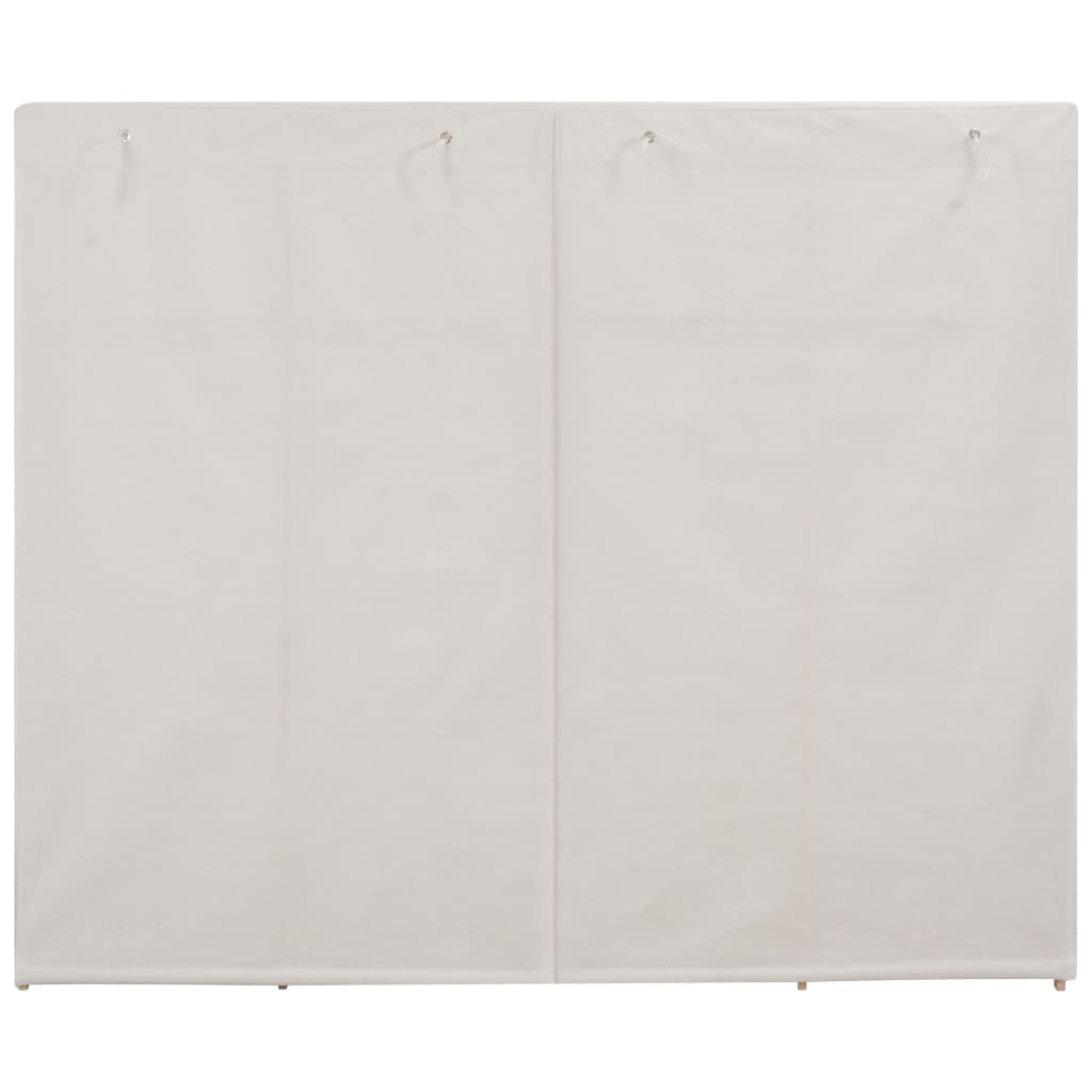 Wardrobe, white, 200 x 40 x 170 cm, textile