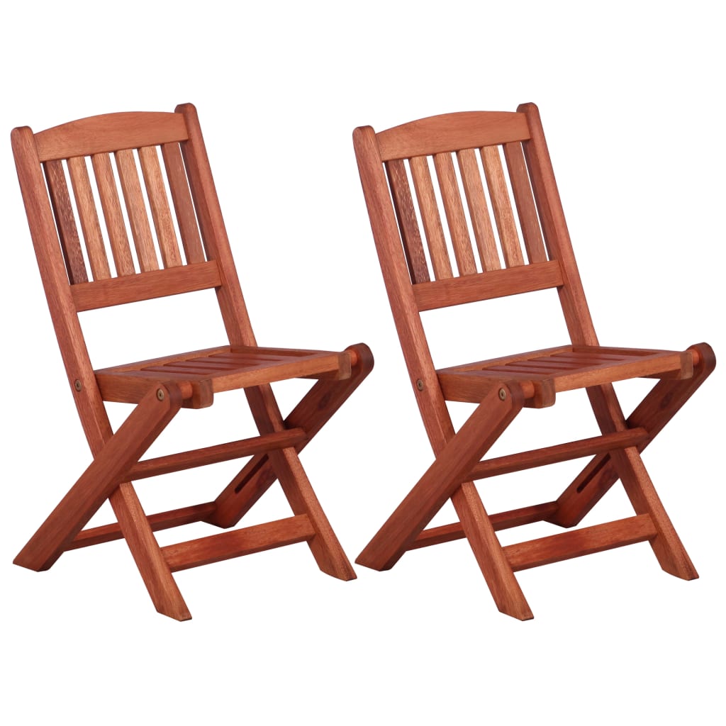 4-piece outdoor furniture set for children, eucalyptus wood